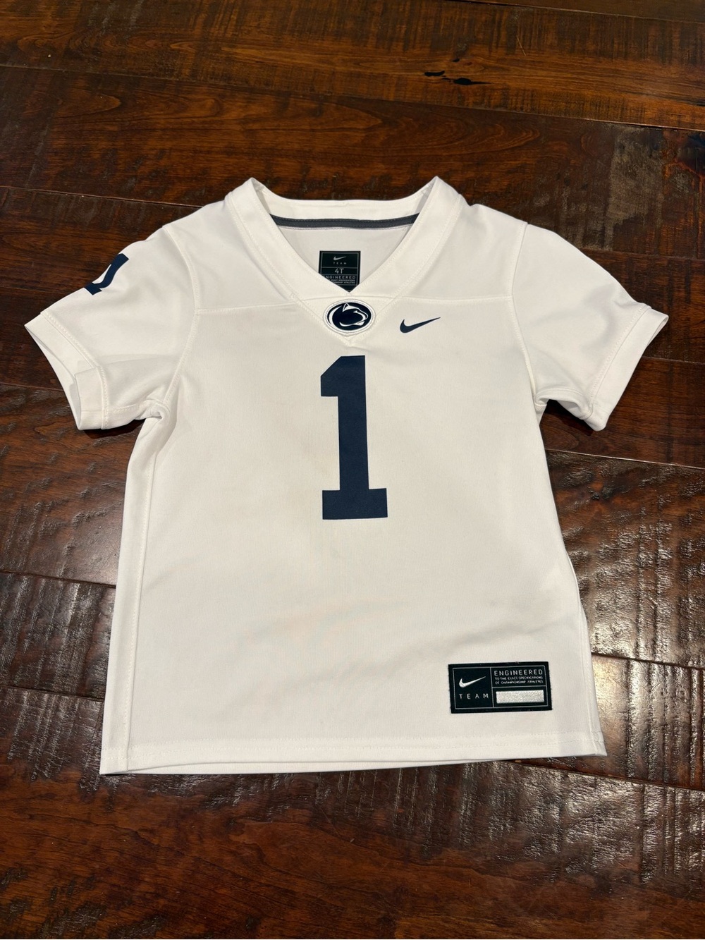 #1 Penn State Nittany Lions Nike Toddler Untouchable Football Jersey - White